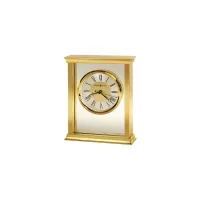 Monticello Tabletop Clock in Gold by Howard Miller
