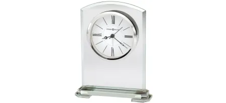 Corsica Tabletop Clock in Silver by Howard Miller
