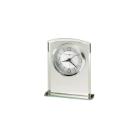 Glamour Tabletop Clock in Silver by Howard Miller