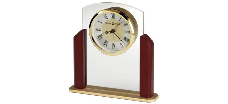 Winfield Tabletop Clock in Brown by Howard Miller