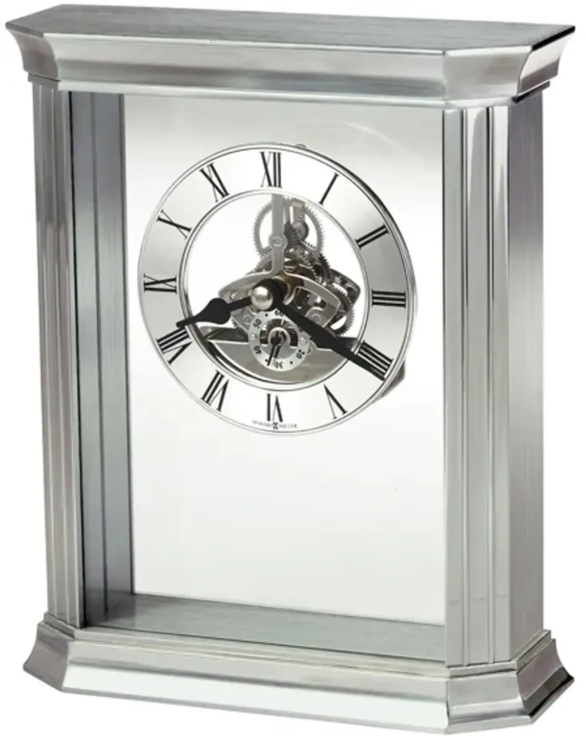 Rothbury Tabletop Clock in Silver by Howard Miller