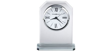 Quincy Tabletop Clock in Silver by Howard Miller