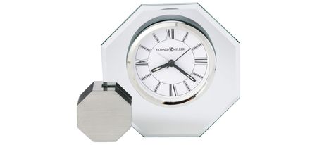 Legend Tabletop Clock in Silver by Howard Miller