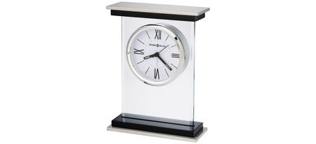 Bryant Tabletop Clock in Silver by Howard Miller