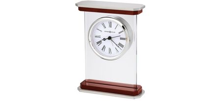 Mayfield Tabletop Clock in Silver by Howard Miller