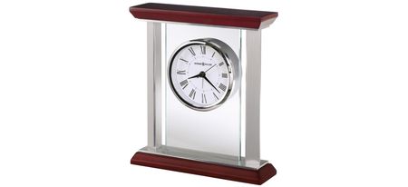 Micah Tabletop Clock in Silver by Howard Miller