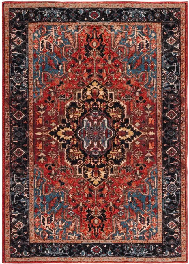 Rasmin Area Rug in Red/Blue by Safavieh