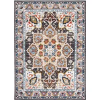 Rella Area Rug in Beige/Charcoal by Safavieh