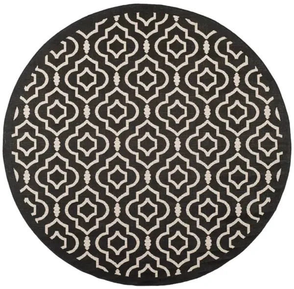 Courtyard Key Indoor/Outdoor Area Rug Round