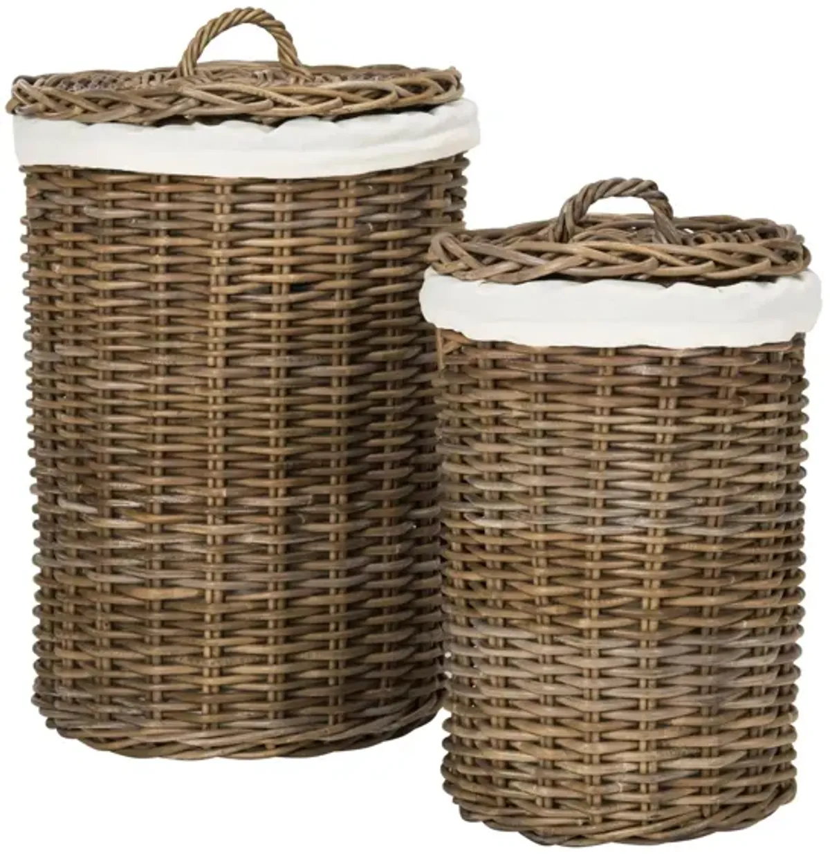 Millen Laundry Baskets: Set of 2 in Natural by Safavieh