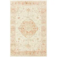 Rosette Accent Rug in Ivory/Terracotta by Loloi Rugs