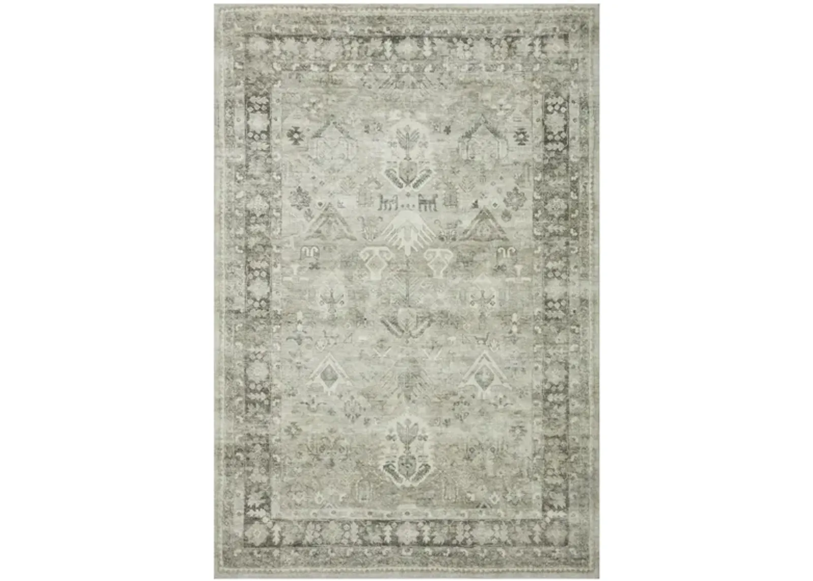 Rosette Accent Rug in Steel/Graphite by Loloi Rugs