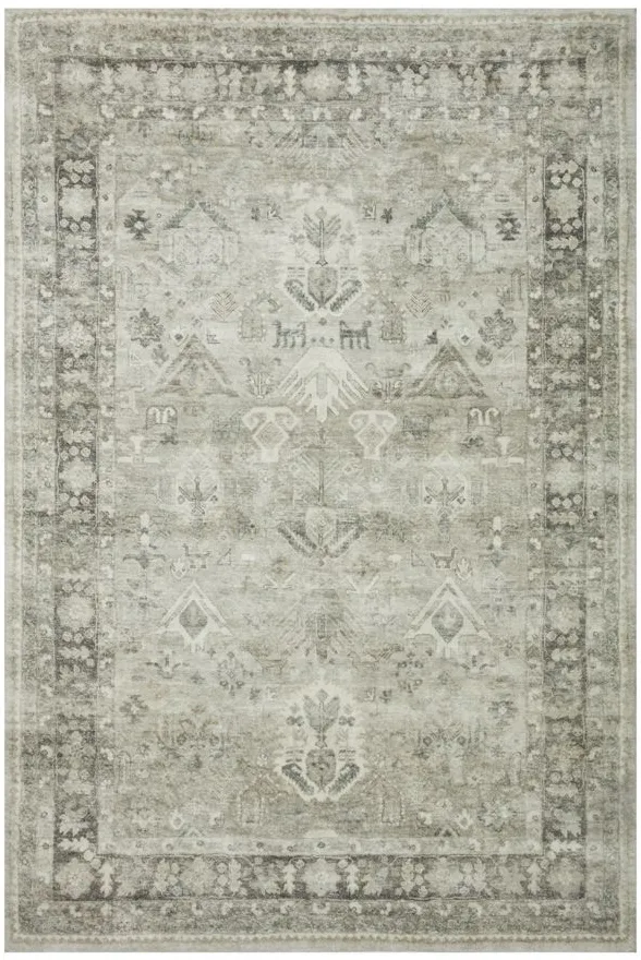 Rosette Area Rug in Steel/Graphite by Loloi Rugs