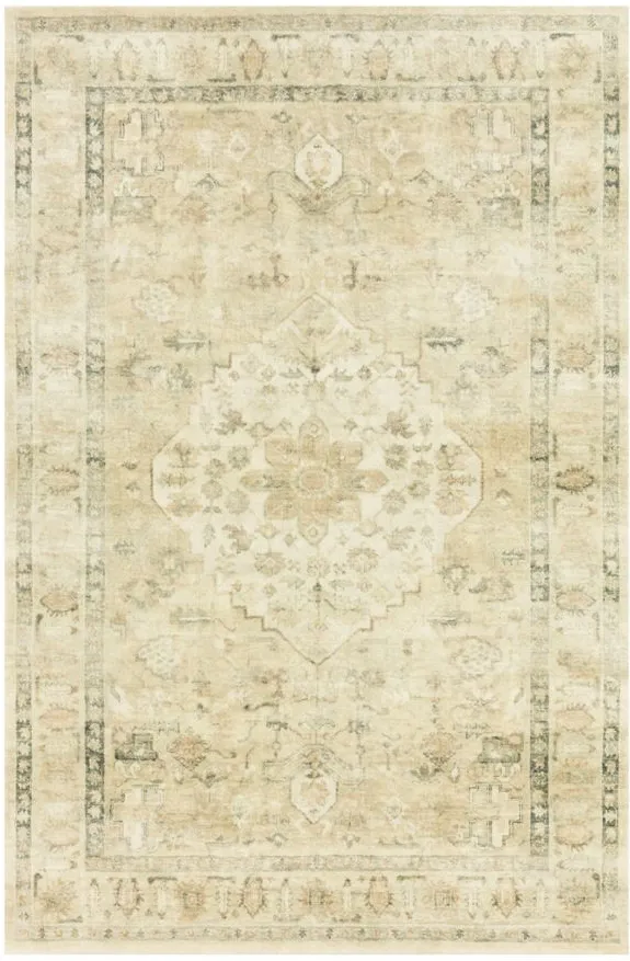 Rosette Area Rug in Sand/Ivory by Loloi Rugs