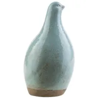 Leclair Ceramic Bird in Blue, Brown by Surya