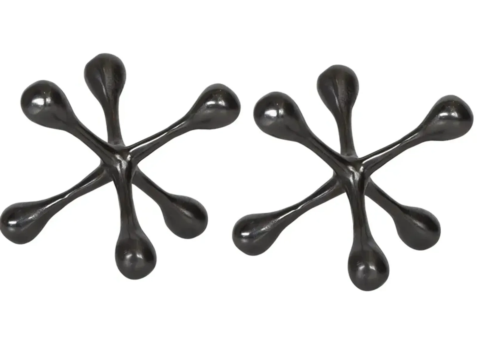 Harlan Jacks Sculpture: Set of 2 in Black by Uttermost