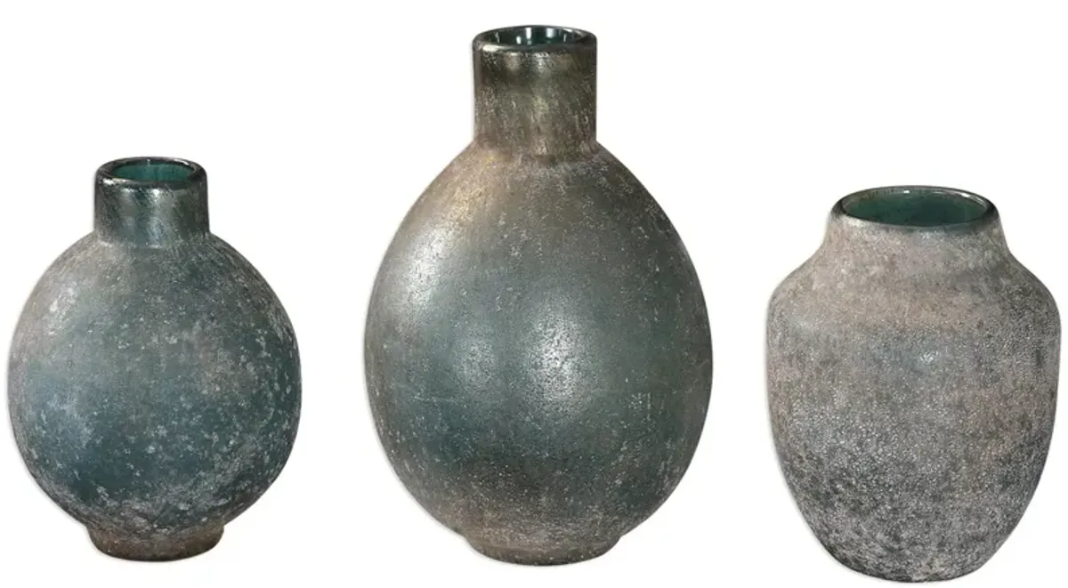 Mercede Weathered Vases: Set of 3