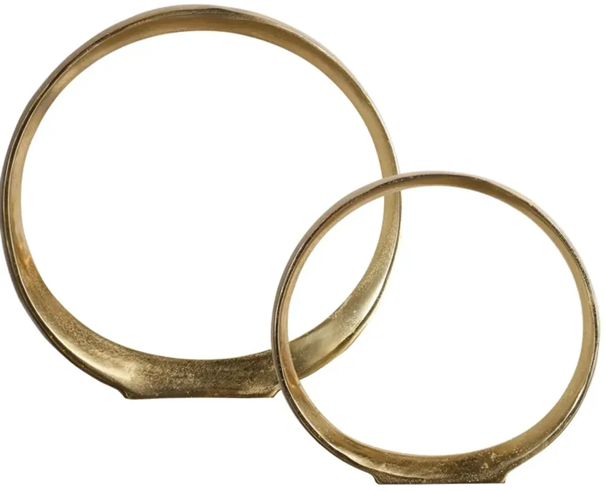 Jimena Ring Sculptures: Set of 2