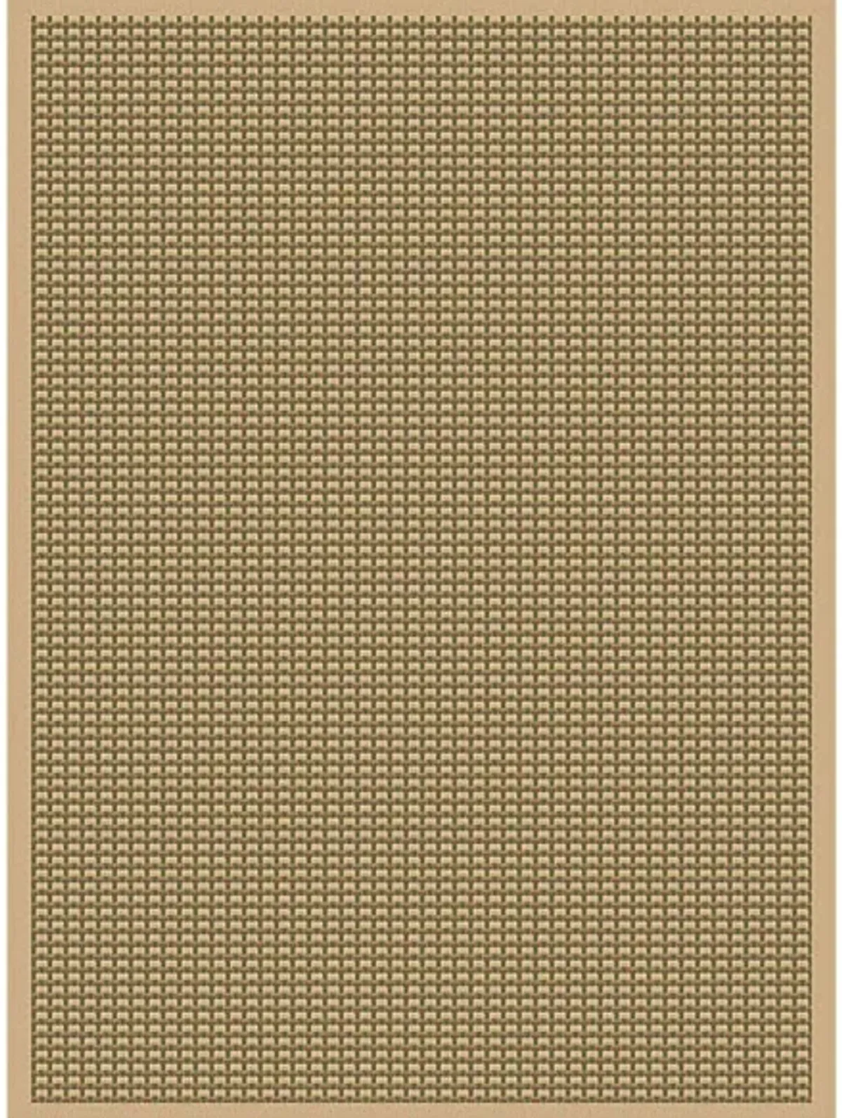 Monterey Basket Indoor/Outdoor Rug in Green;Brown by Trans-Ocean Import Co Inc