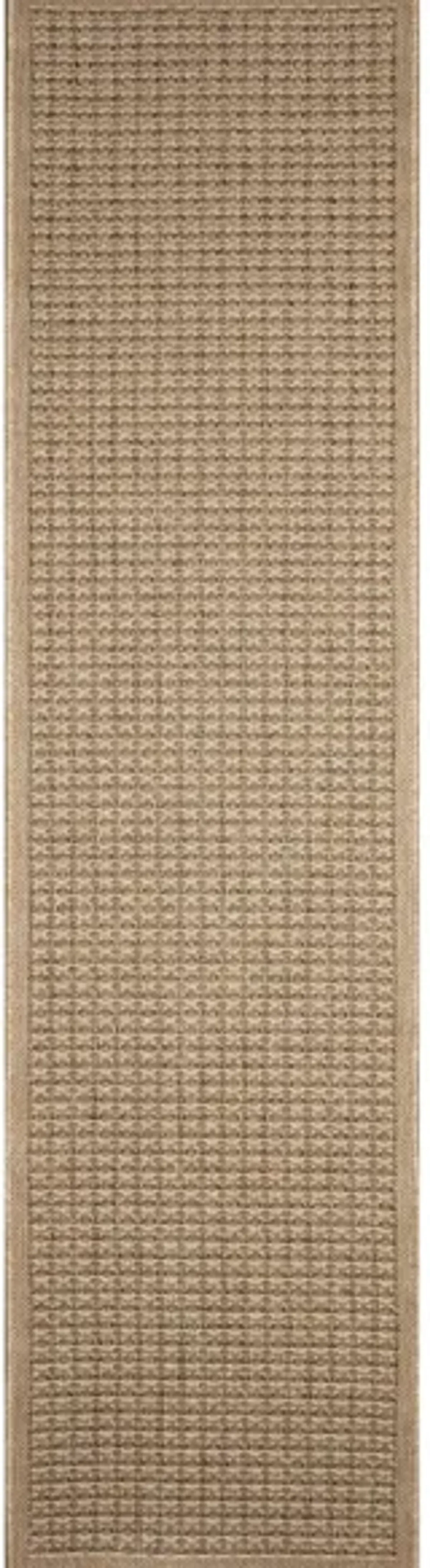 Monterey Basket Indoor/Outdoor Rug in Green;Brown by Trans-Ocean Import Co Inc