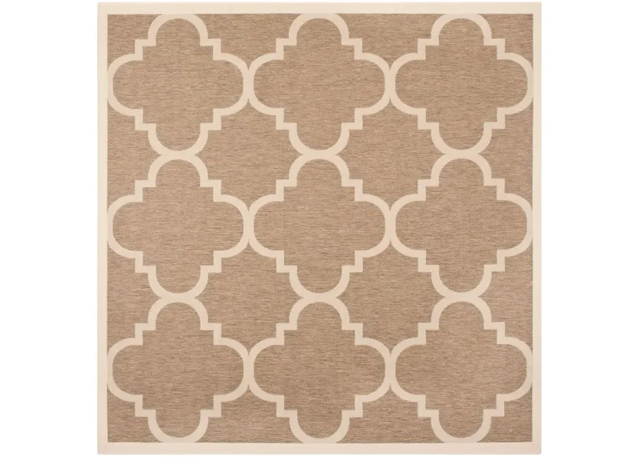 Courtyard Morocco Indoor/Outdoor Area Rug in Brown by Safavieh