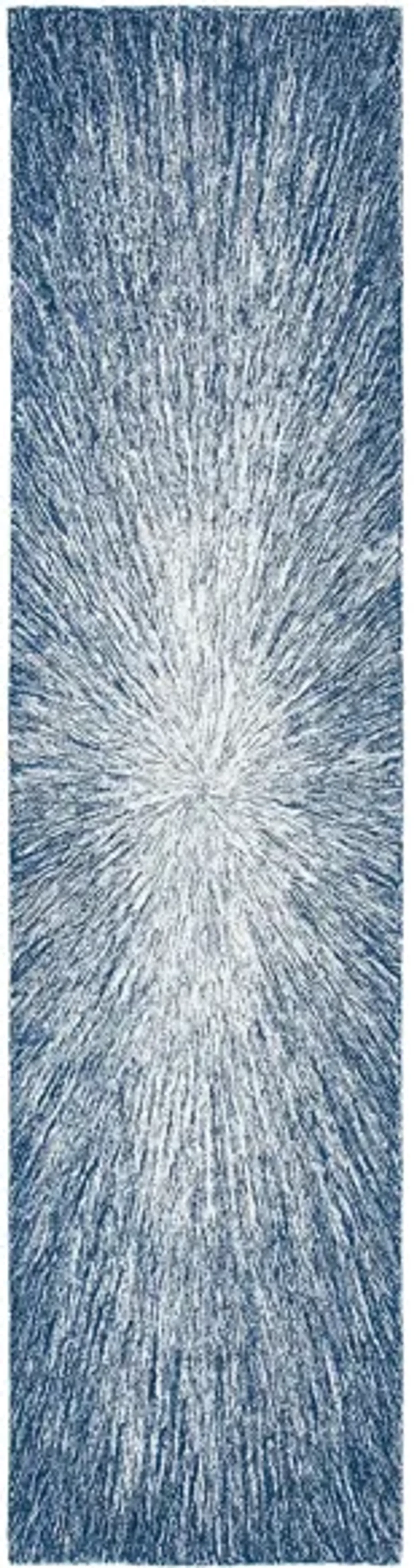 Uruha Runner Rug in Blue by Safavieh