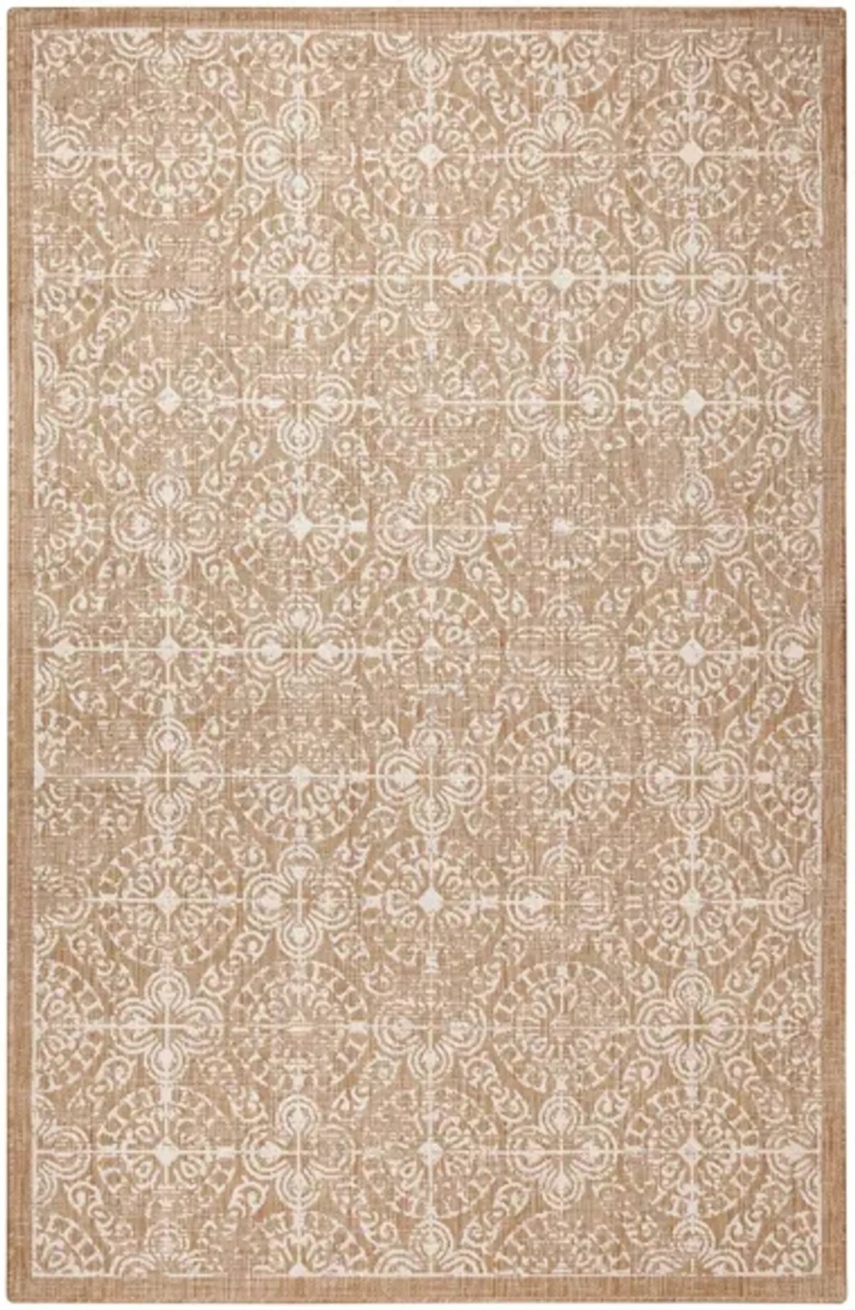 Carmel Antique Tile Rug in Sand by Trans-Ocean Import Co Inc