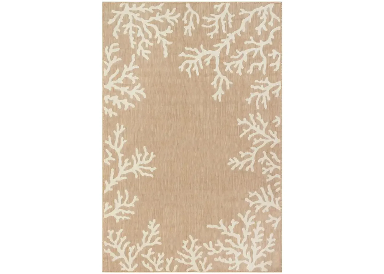 Carmel Coral Border Rug in Sand by Trans-Ocean Import Co Inc