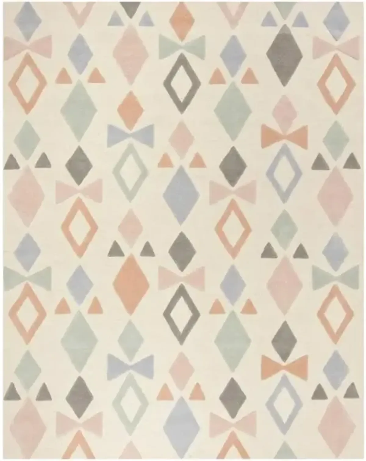 Aziel Kid's Area Rug in Ivory & Multi by Safavieh