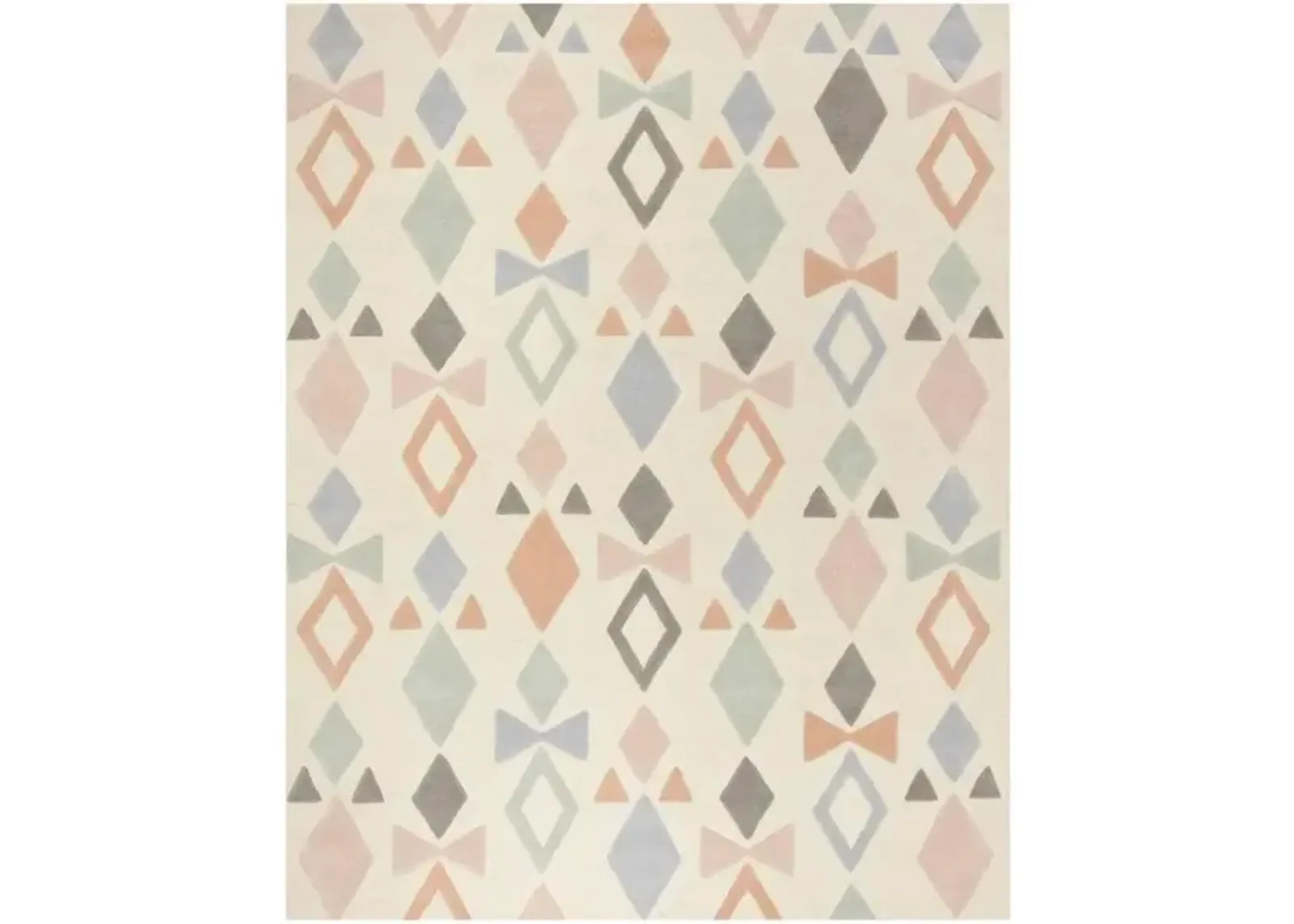 Aziel Kid's Area Rug in Ivory & Multi by Safavieh