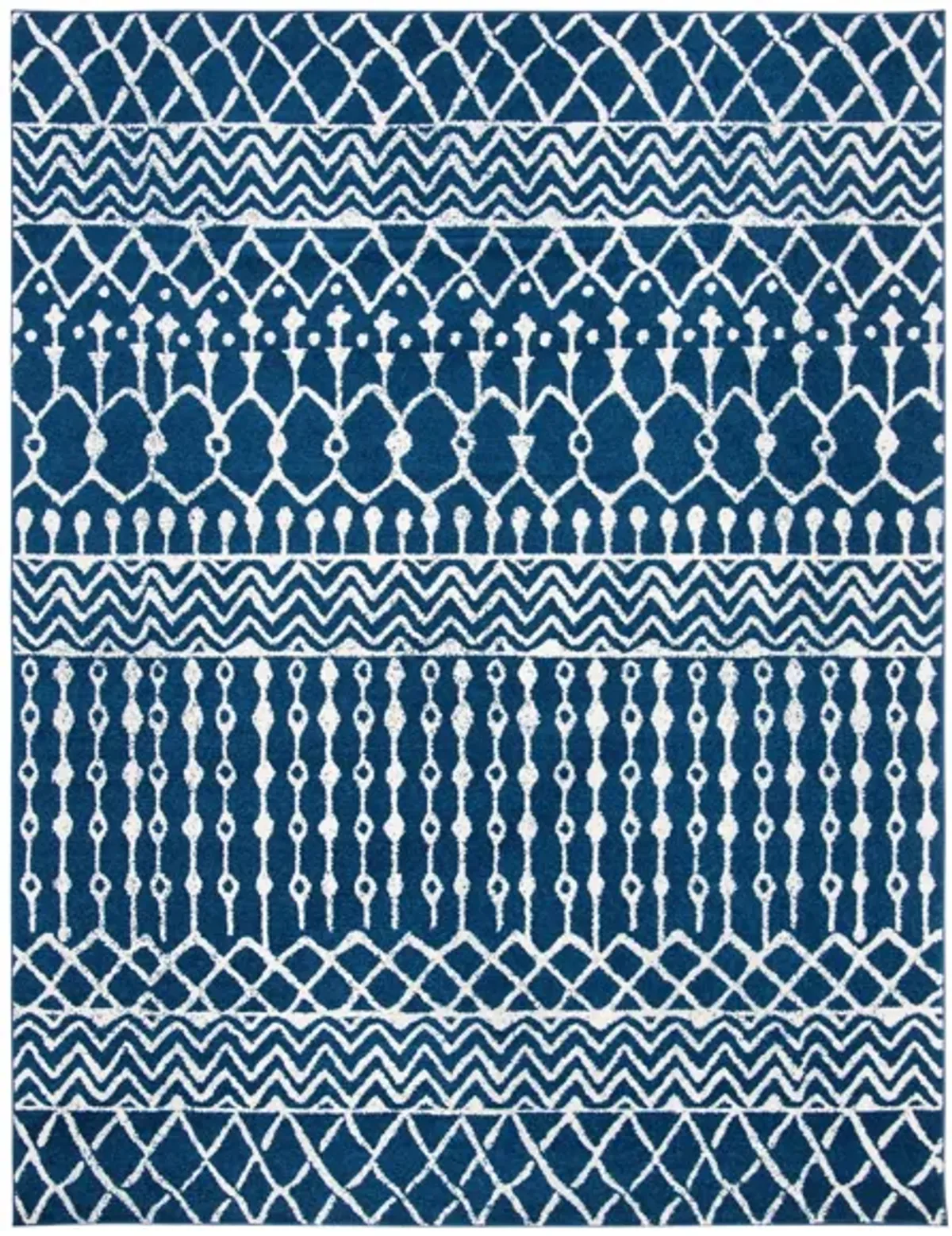 Tulum Area Rug in Navy/Ivory by Safavieh