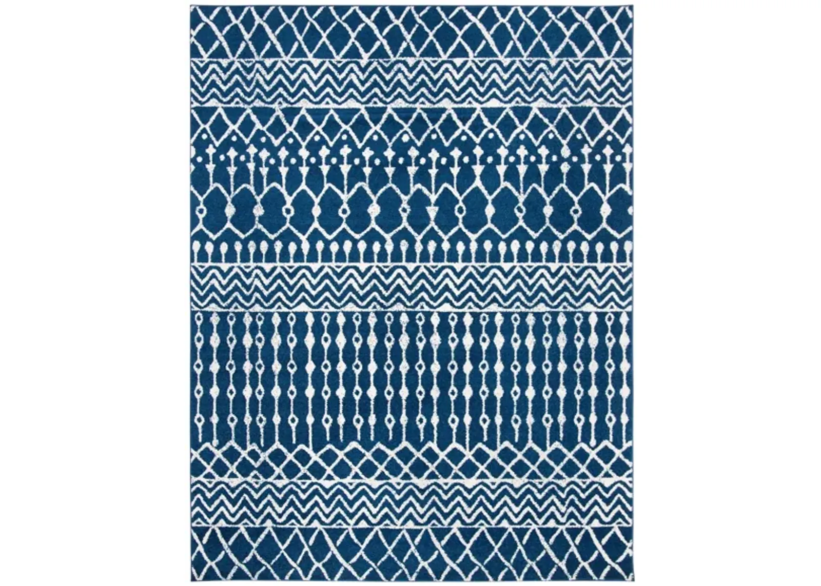 Tulum Area Rug in Navy/Ivory by Safavieh