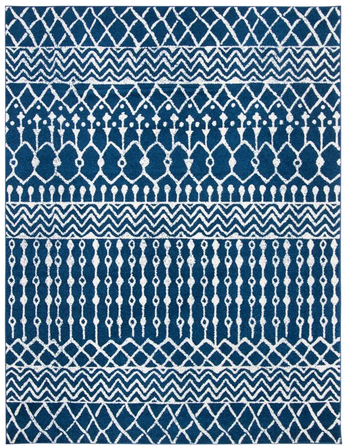 Tulum Area Rug in Navy/Ivory by Safavieh