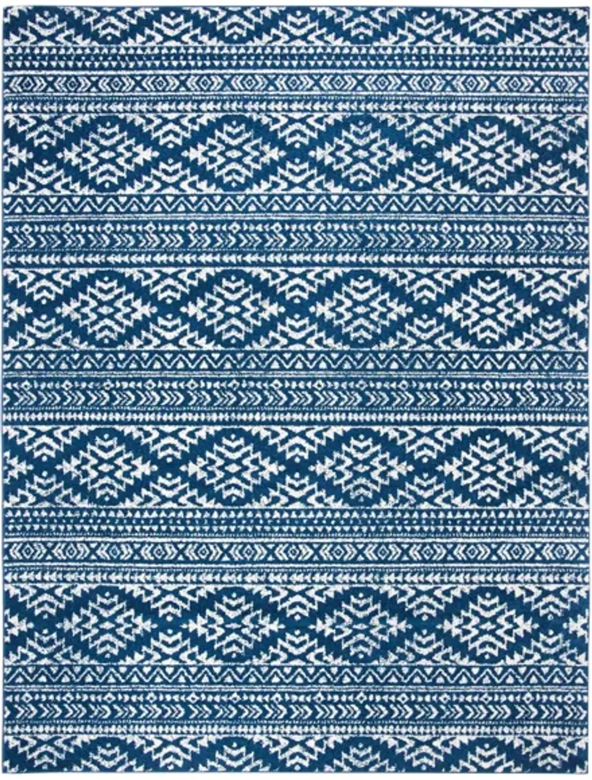 Tulum Area Rug in Navy/Ivory by Safavieh