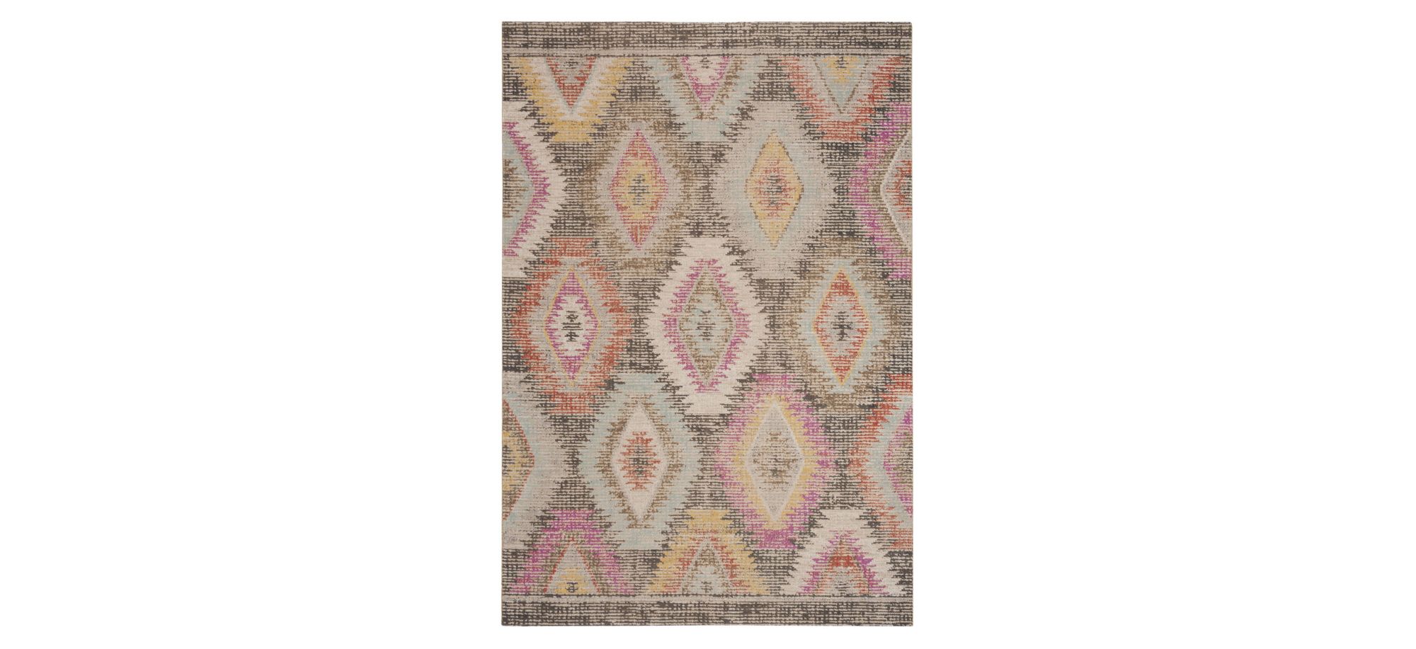 Montage II Area Rug in Gray & Multi by Safavieh