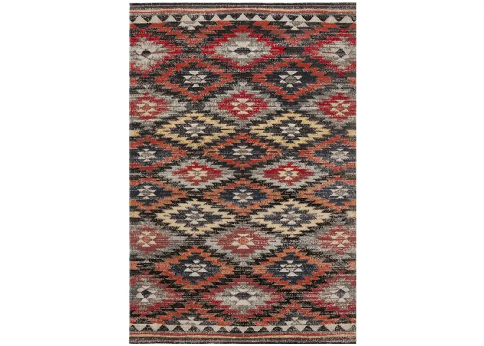 Montage II Area Rug in Rust & Multi by Safavieh