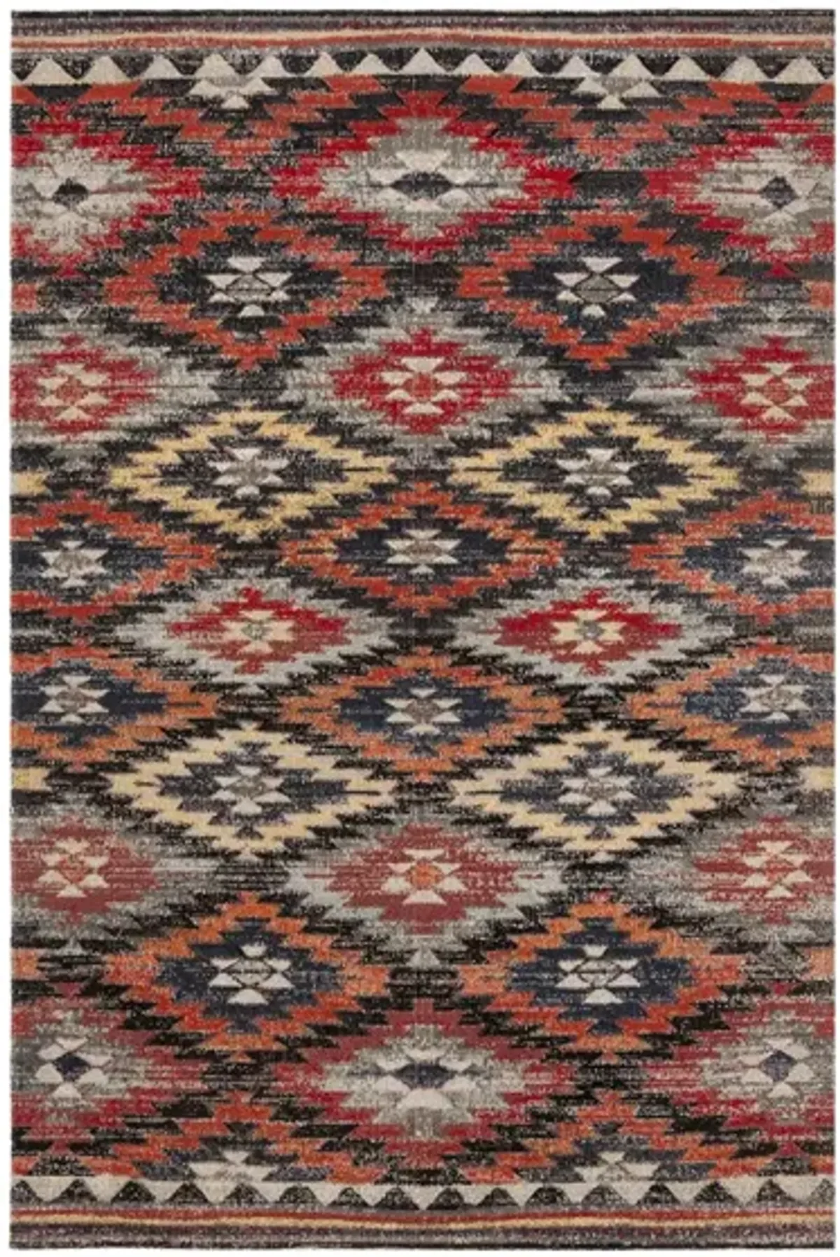 Montage II Area Rug in Rust & Multi by Safavieh