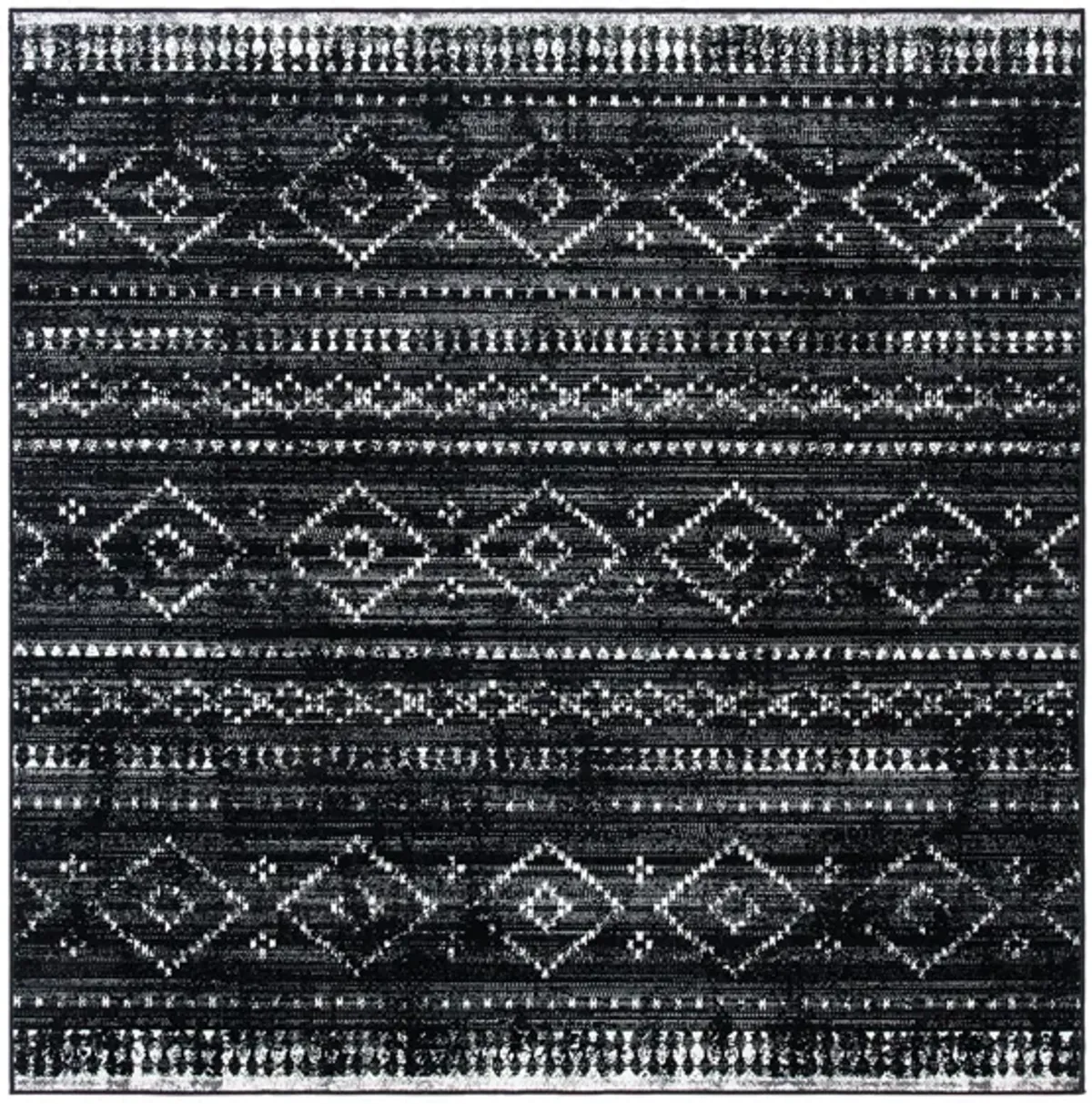 Montage III Area Rug in Gray & Black by Safavieh