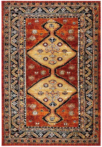 Vintage Hamadan II Area Rug in Rust & Gold by Safavieh