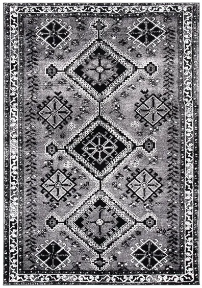 Vintage Hamadan IV Area Rug in Grey & Black by Safavieh