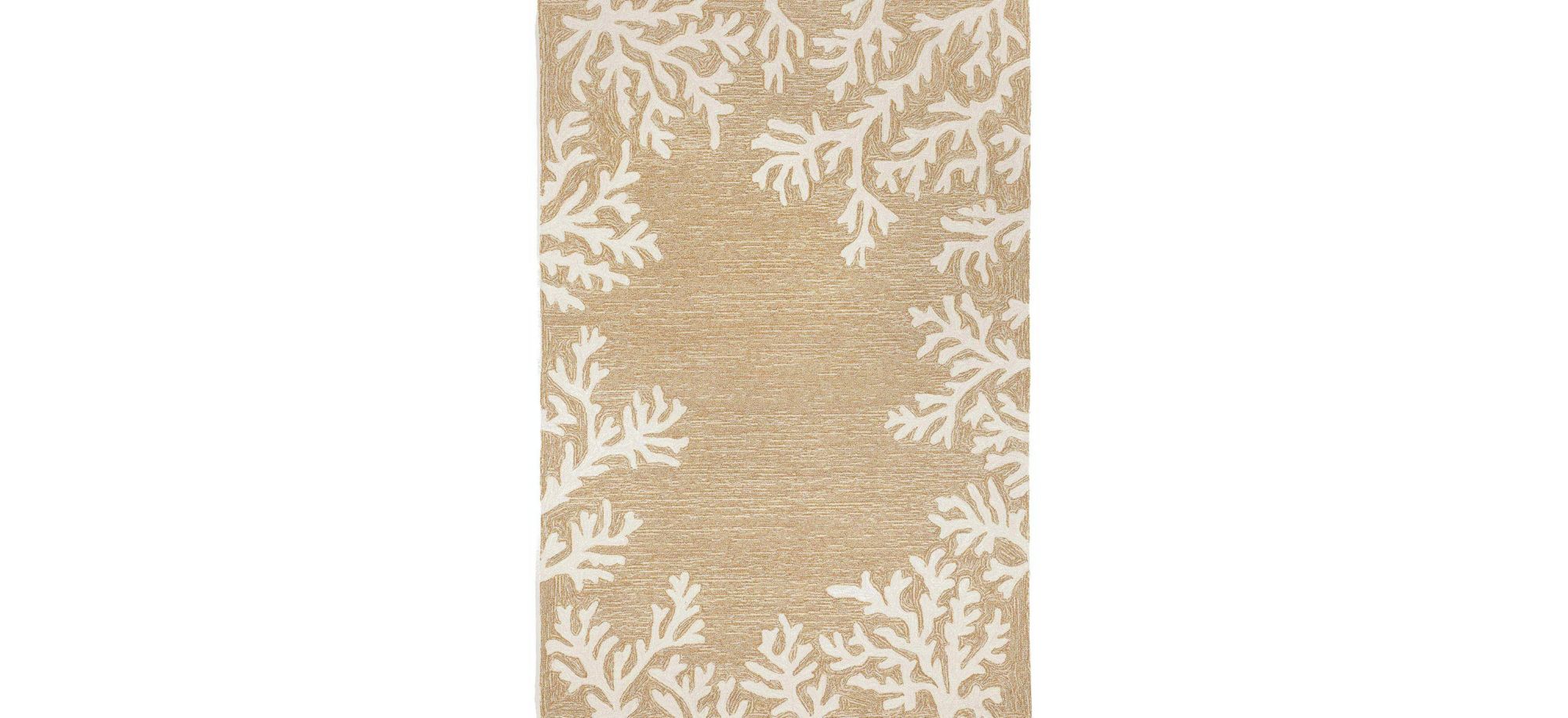 Coral Indoor/Outdoor Area Rug in Neutral by Trans-Ocean Import Co Inc