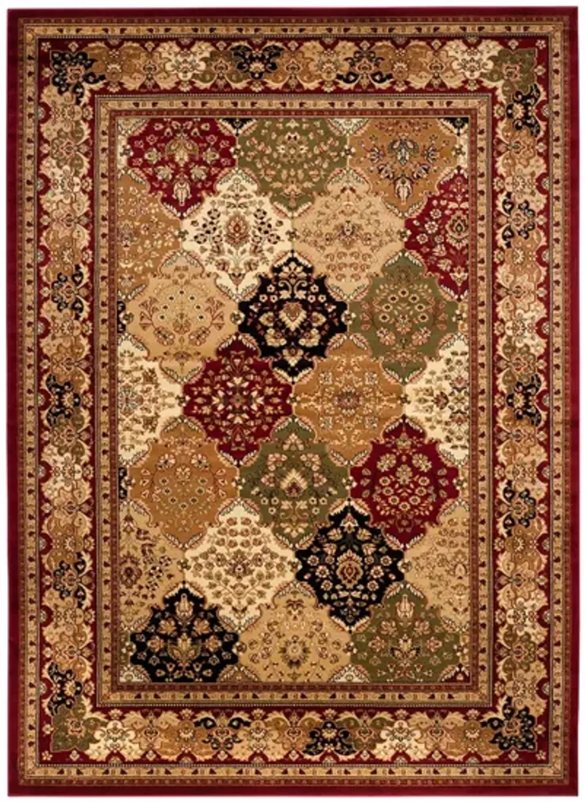 Portsmouth Area Rug in Multi / Red by Safavieh