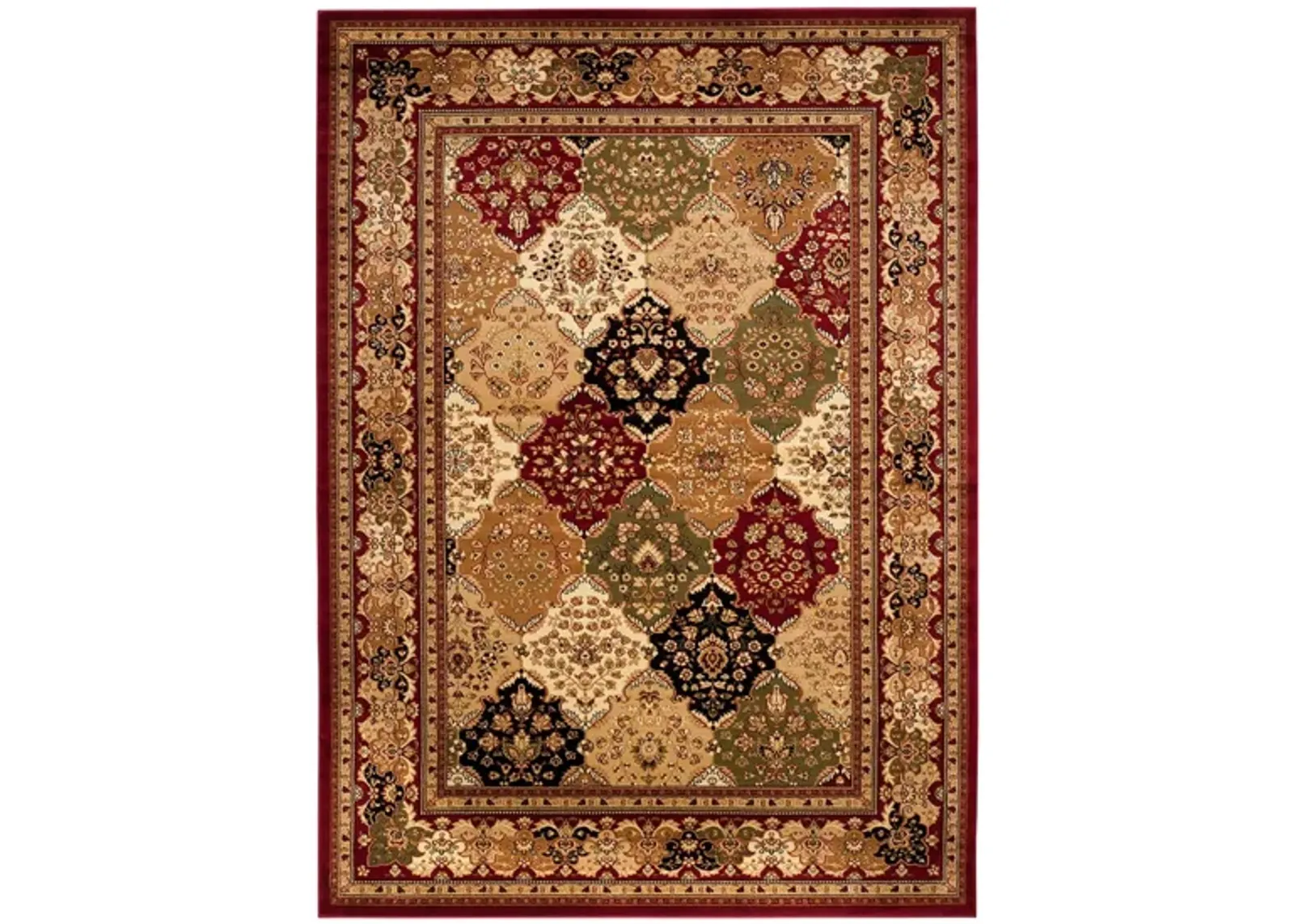 Portsmouth Area Rug in Multi / Red by Safavieh