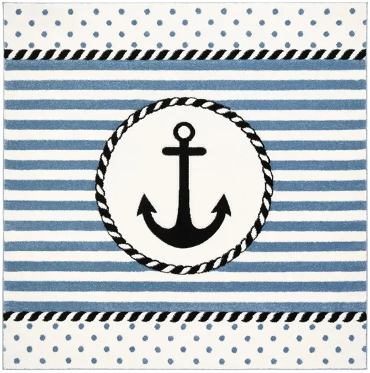 Carousel Anchor Kids Area Rug