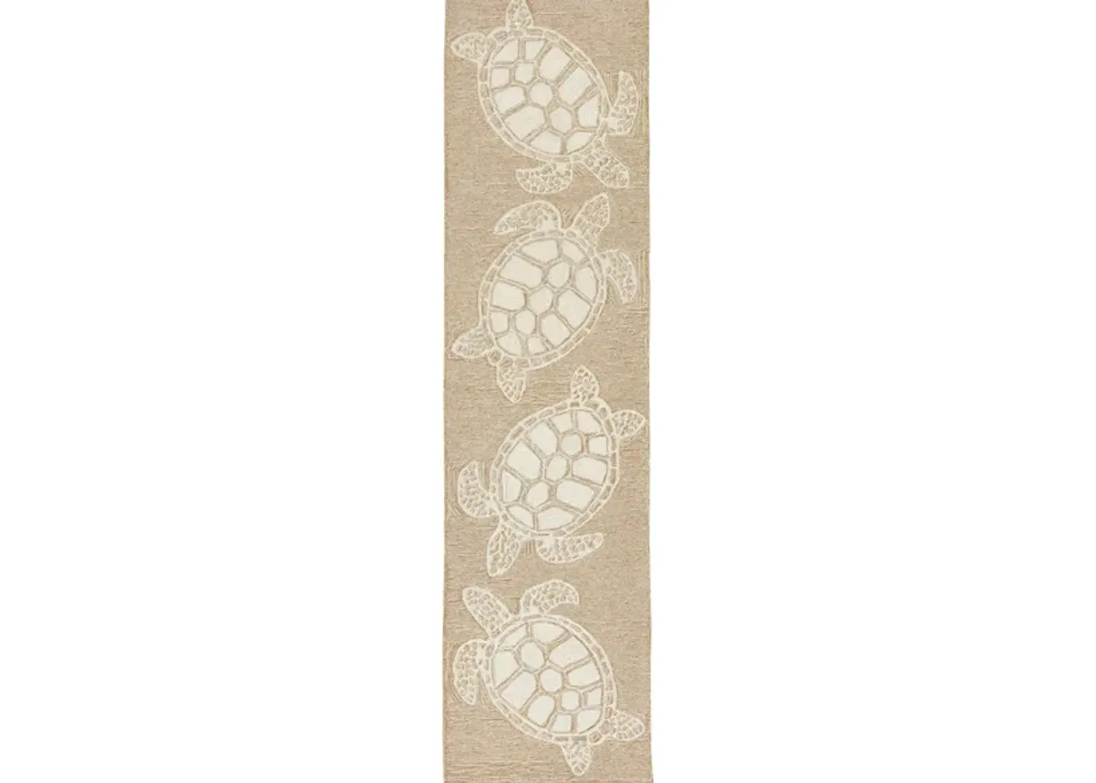 Turtle Indoor/Outdoor Area Rug in Neutral by Trans-Ocean Import Co Inc