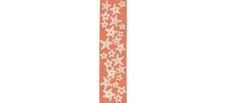 Starfish Indoor/Outdoor Area Rug in Coral by Trans-Ocean Import Co Inc