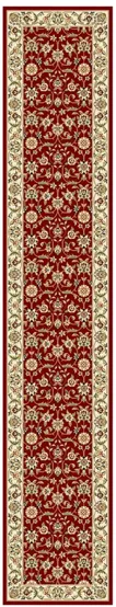 Wimbledon Runner Rug in Red / Ivory by Safavieh