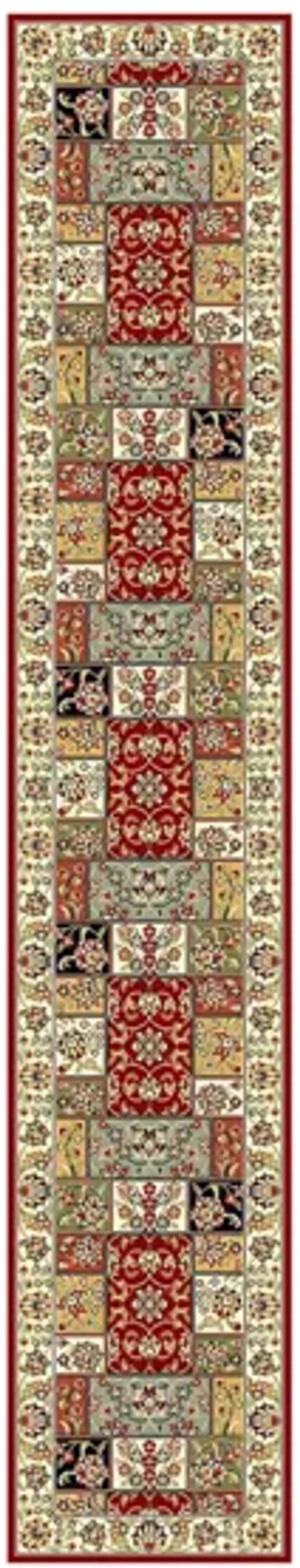 Marchwood Runner Rug in Multi / Ivory by Safavieh