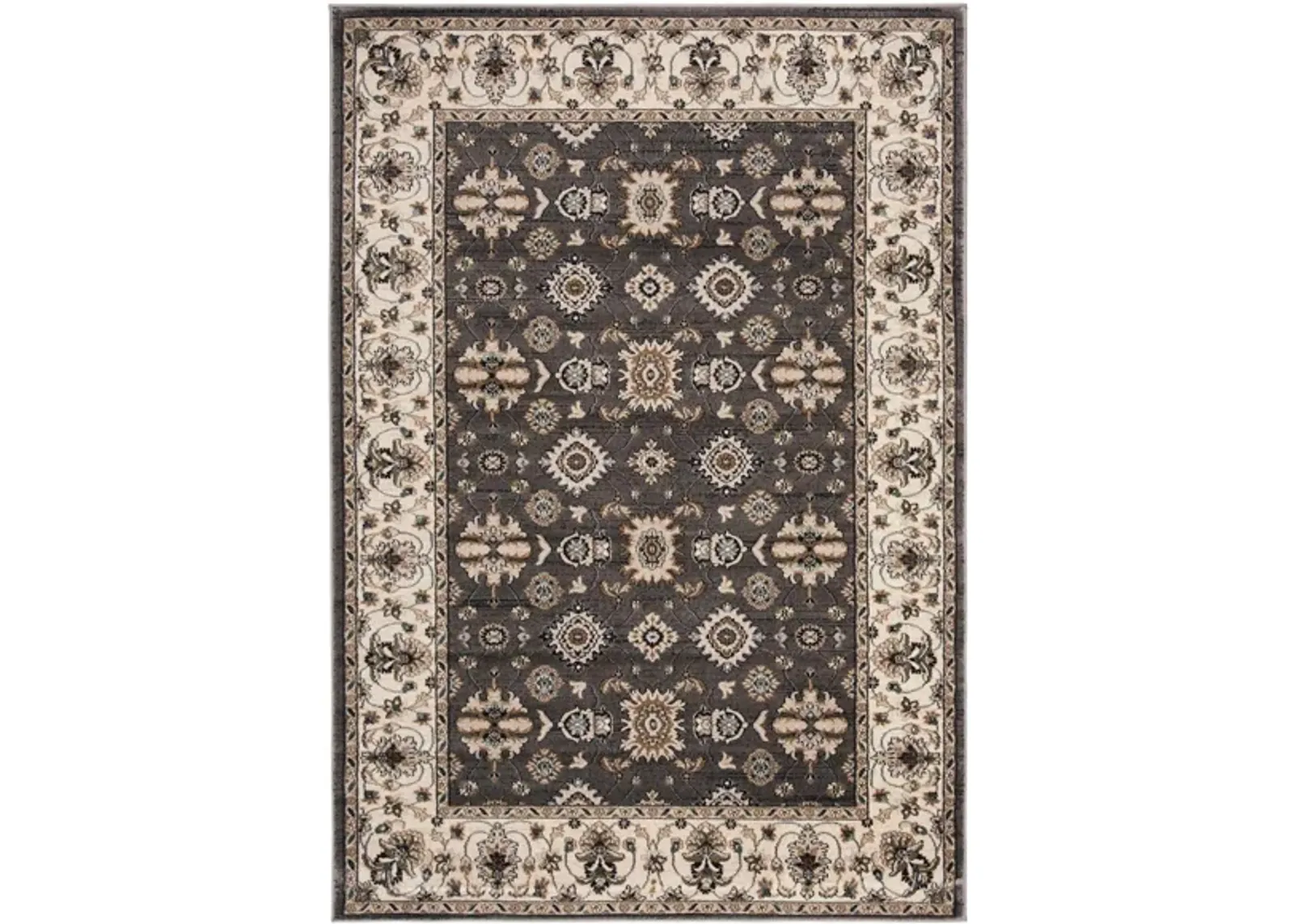 Sussex Area Rug in Gray / Cream by Safavieh