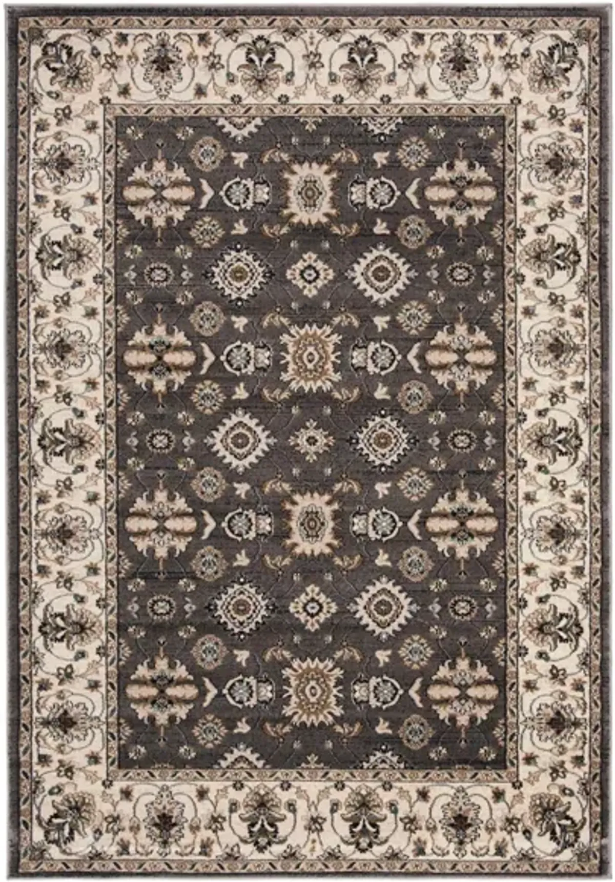 Sussex Area Rug in Gray / Cream by Safavieh